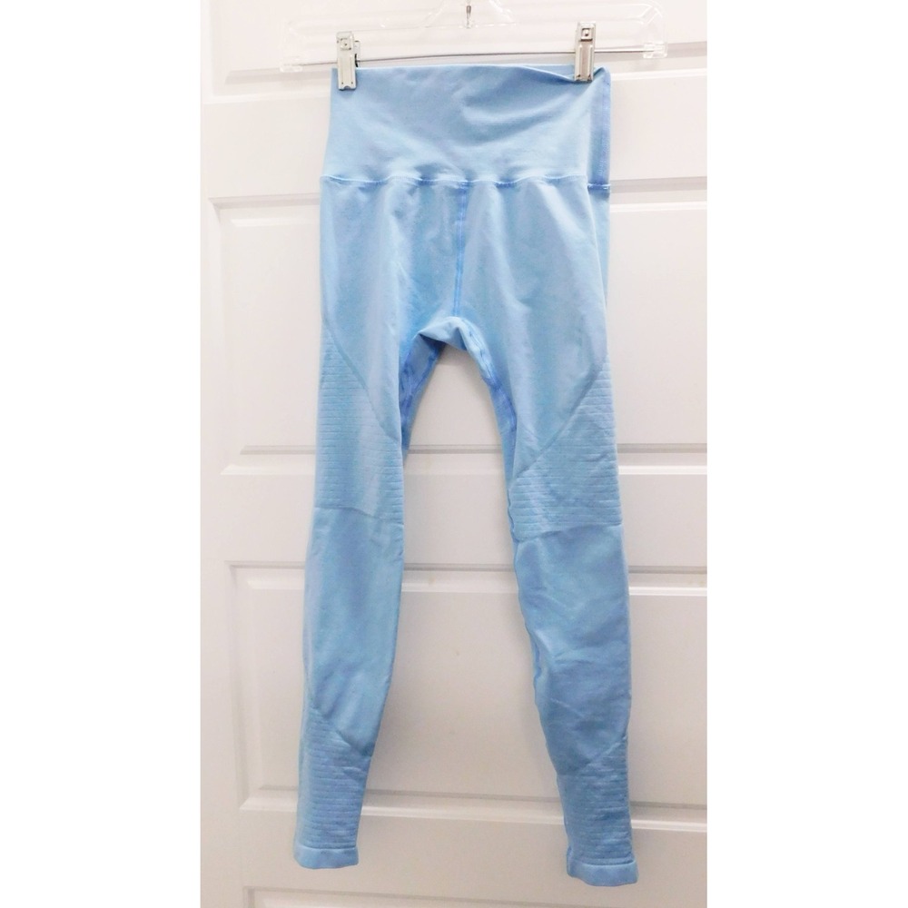 Alphalete OG Light Blue Leggings Athletic Wear Athleisure Women's Size Small
